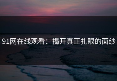 91网在线观看：揭开真正扎眼的面纱