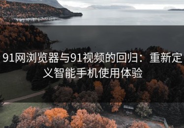 91网浏览器与91视频的回归：重新定义智能手机使用体验