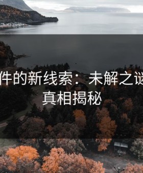 91大事件的新线索：未解之谜背后的真相揭秘