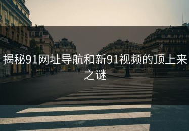 揭秘91网址导航和新91视频的顶上来之谜