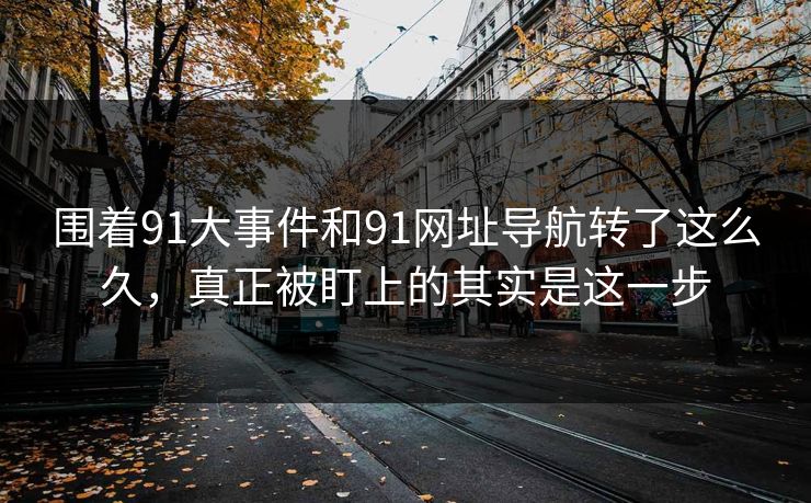 围着91大事件和91网址导航转了这么久，真正被盯上的其实是这一步