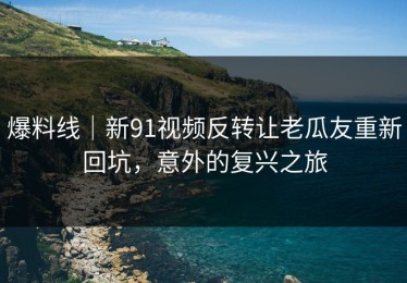 爆料线｜新91视频反转让老瓜友重新回坑，意外的复兴之旅
