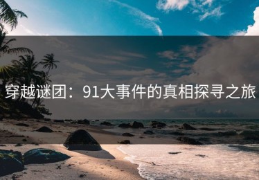 穿越谜团：91大事件的真相探寻之旅