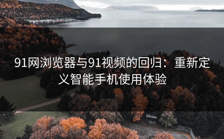 91网浏览器与91视频的回归：重新定义智能手机使用体验
