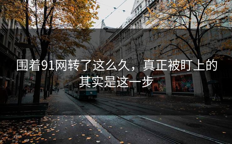 围着91网转了这么久，真正被盯上的其实是这一步