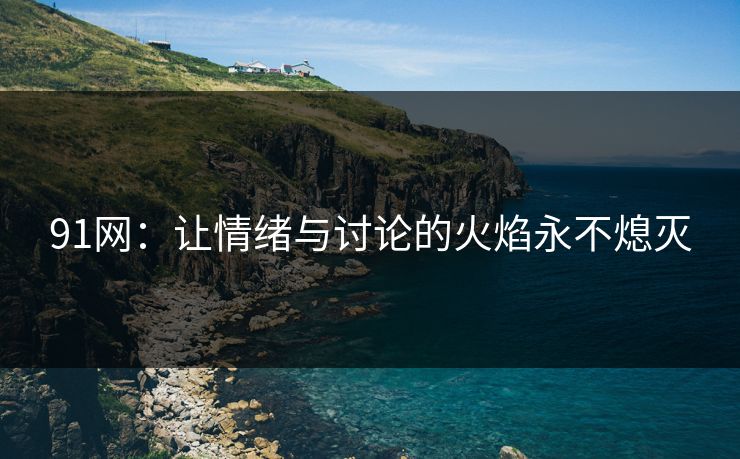 91网：让情绪与讨论的火焰永不熄灭