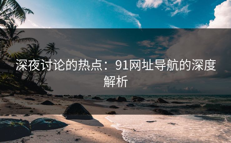 深夜讨论的热点：91网址导航的深度解析